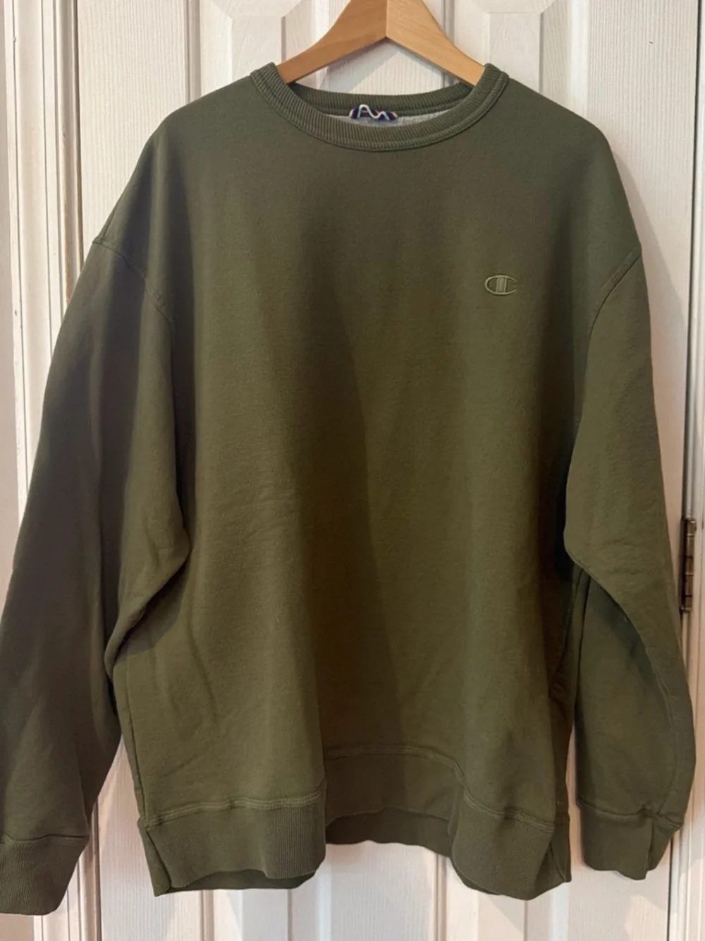 Champion Olive Green Crewneck Sweatshirt Men’s Size 2XL